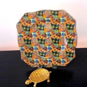 Chintz Tartan Dish